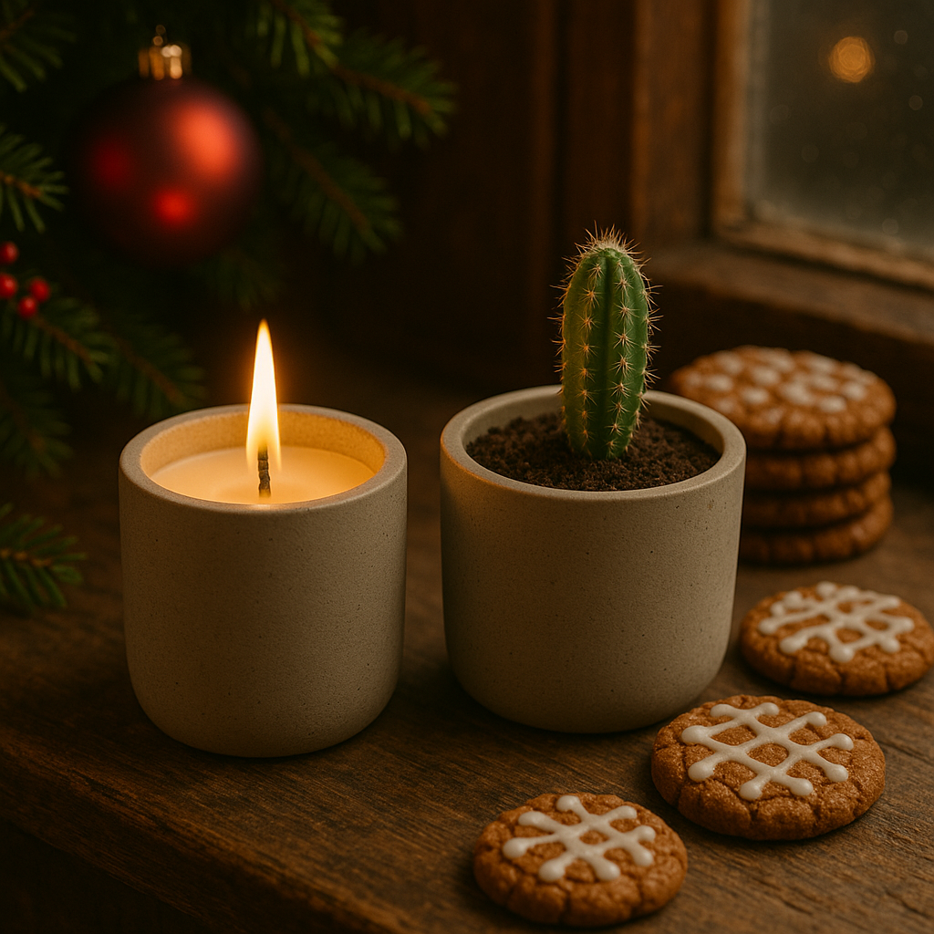 Iced Gingersnap Cookie Candle